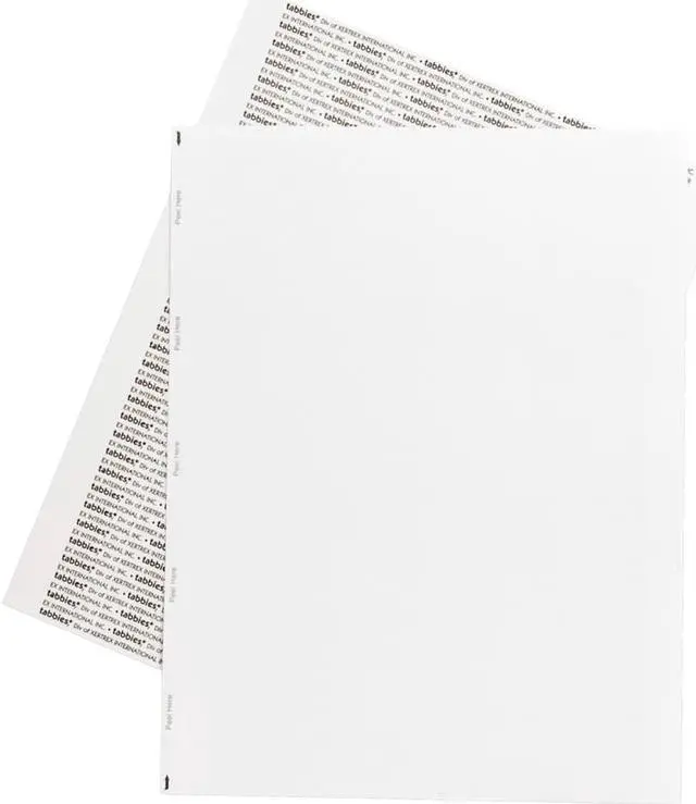 Alt view image 8 of 11 - Tabbies TAB59533 Transcription Label- Unruled- 1-Sheet- 8-.50in.x11in.- White