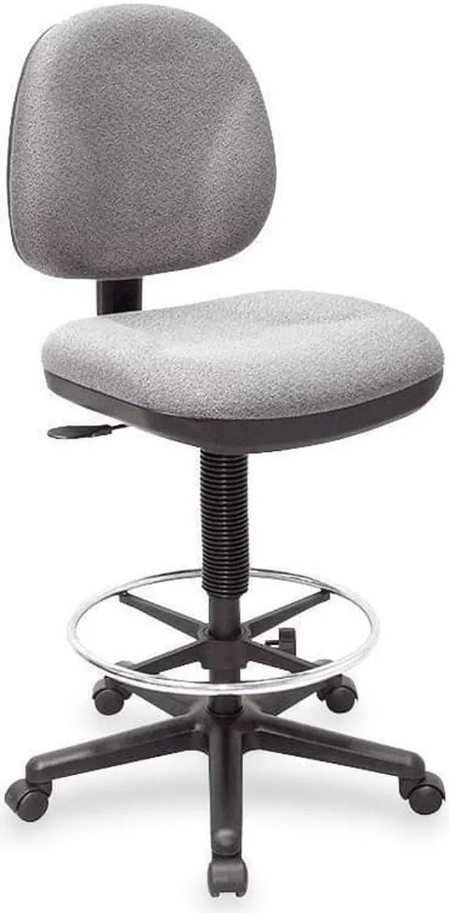 Alt view image 5 of 7 - Lorell Adjustable Multi Task Stool 24"x24"x40-1/2"x50-1/2" Gray 80009