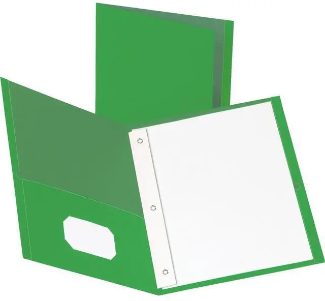 Alt view image 3 of 7 - Business Source 2-Pocket Folders 100 Sh Cap Ltr 9-1/2"x11" 25/BX GN 78509