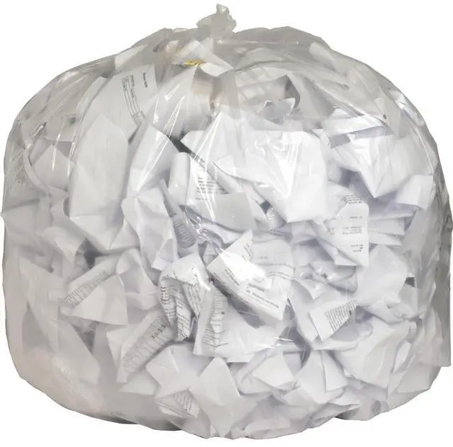 Alt view image 6 of 13 - Genuine Joe Trash Can Liners 56 Gallon .8Mil 43"x48" 100/CT Clear 01016