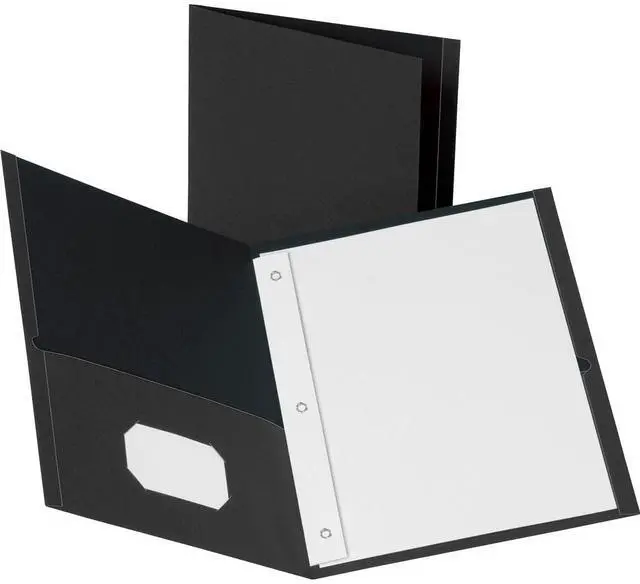 Alt view image 3 of 7 - Business Source 2-Pocket Folders 100 Sh Cap Ltr 9-1/2"x11" 25/BX BK 78532