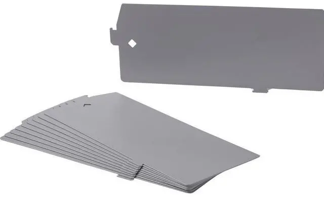 Alt view image 8 of 9 - Lorell Lateral Files Divider Kit 10/BX Black 60564