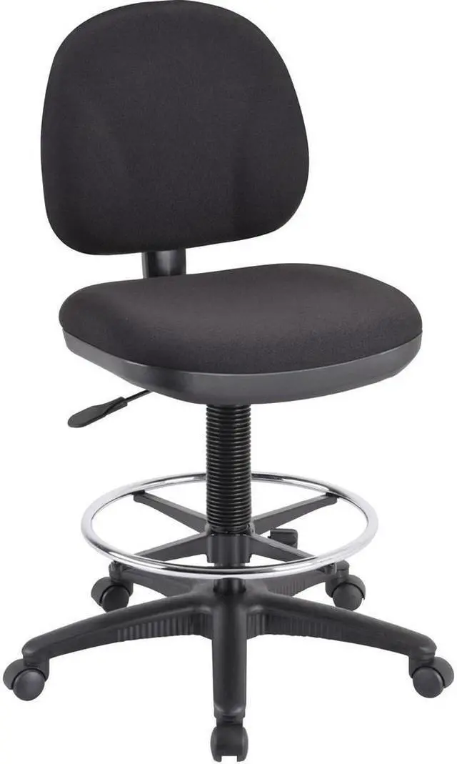 Alt view image 6 of 12 - Lorell Adjustable Multi Task Stool 24"x24"x40-1/2"x50-1/2" Black 80008
