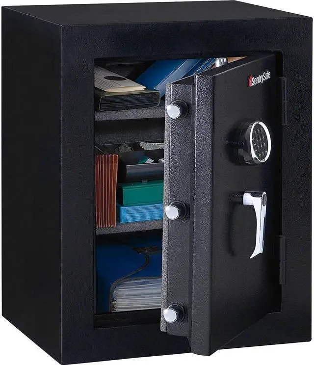 Alt view image 7 of 10 - SENTRY SAFE EF3428E Executive Fire Safe,3.4 cu ft,Black