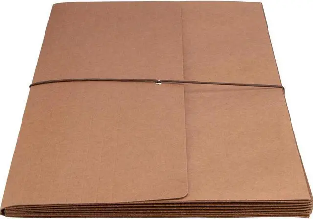Alt view image 6 of 7 - Sparco Accordion Wallets Legal 5-1/4" Exp 12-3/8"x10" Brown 26576