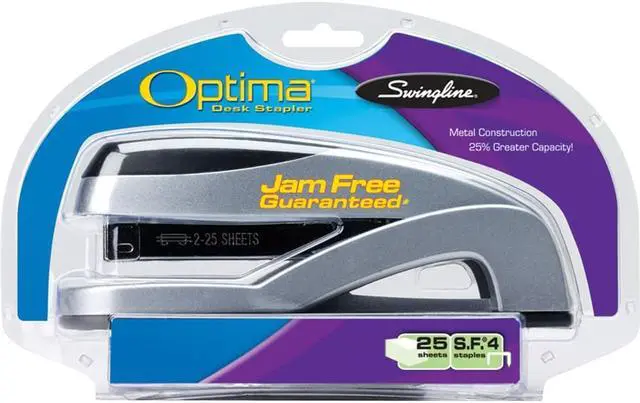 Alt view image 4 of 7 - Swingline Desktop Stapler 210 Cap. 35450 Staples 2-25 Sht SLVR 87801