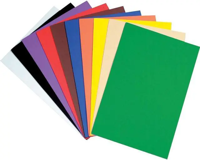 Alt view image 6 of 7 - Wonderfoam Sheets, 12 x18, Assorted Colors, 10 Sheets/Pack