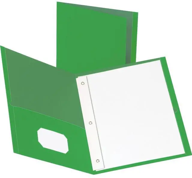 Alt view image 2 of 7 - Business Source 2-Pocket Folders 100 Sh Cap Ltr 9-1/2"x11" 25/BX GN 78509
