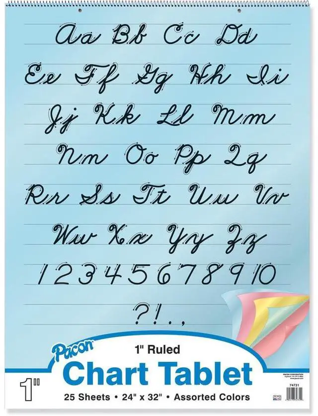 Alt view image 7 of 7 - Pacon Colored Paper Chart Tablets