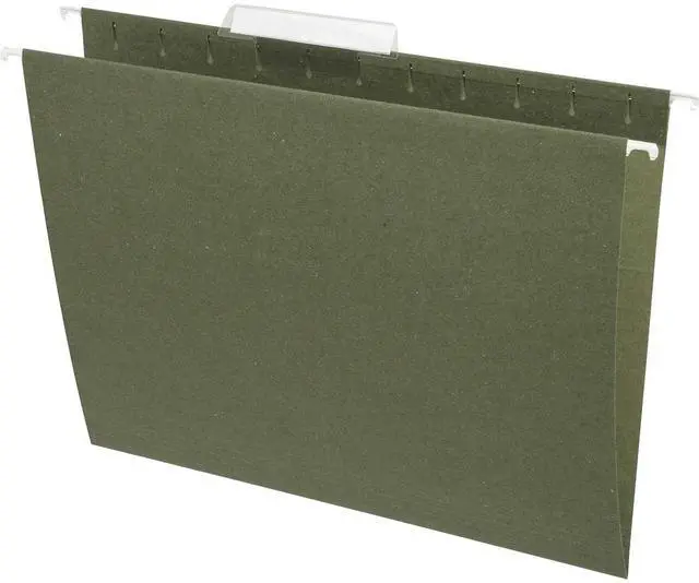 Alt view image 4 of 5 - Business Source Hanging Folder 1/3 Tab Cut Letter 25/BX Standard Green 17532