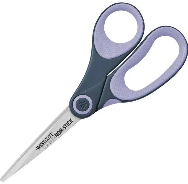 Alt view image 5 of 7 - Westcott Scissors,8",Ttm,Nonstk,Gy 14910