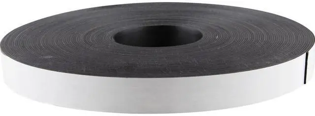 Alt view image 5 of 7 - Baumgartens Adhesive Magnetic Tape, Flexible, 1"x100' Roll, Black 66100