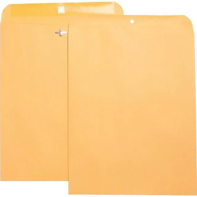 Alt view image 6 of 9 - Business Source Hvy-duty Clasp Envelopes 11-1/2"x14-1/2" 100/BX Brown Kraft