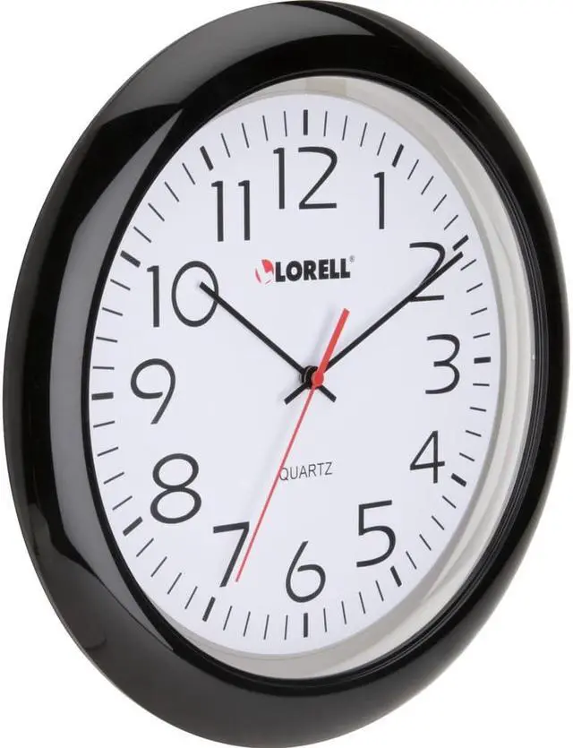 Alt view image 11 of 12 - Lorell 60989 Wall Clock Analog - Quartz