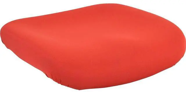 Alt view image 4 of 12 - Lorell Padded Fabric Seat Cushion for Conjure Executive Mid/High-back Chair Frame - Red - Fabric - 1 Each