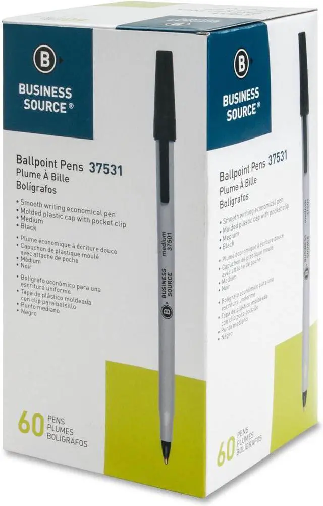 Alt view image 10 of 13 - Business Source Bulk Pack Ballpoint Stick Pens
