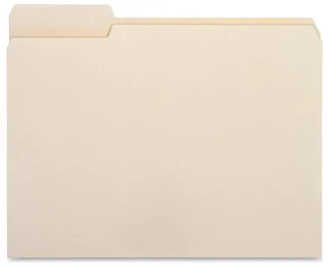Alt view image 5 of 8 - Business Source File Folder 1/3 Cut Left Tab 1-Ply 3/4" Exp. Ltr 100/BX MLA