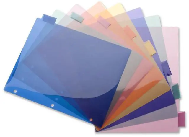 Alt view image 3 of 4 - Business Source Insert Index Dividers 8-1/2"x11" 8-Tab Multi 32371