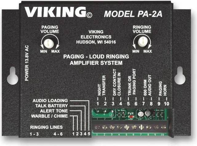 Alt view image 8 of 12 - Viking Paging and Loud Ringer