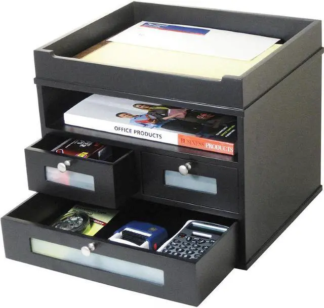 Alt view image 12 of 15 - VICTOR 5500-5 Tidy Tower,Black