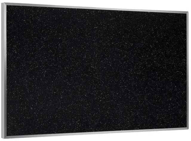 Alt view image 11 of 14 - 24.0" x 36.0" Aluminum Frame Recycled Rubber Bulletin Board - Confetti