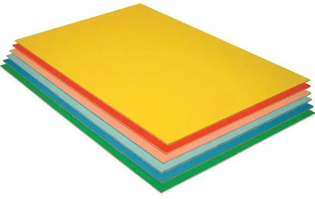 Alt view image 5 of 5 - Pacon Foam Board 20"x30" 3/16" Thick 12/PK Assorted 5512