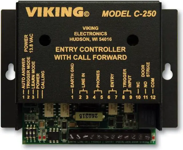 Alt view image 5 of 5 - C-250 Entry Phone Controller and Call Router