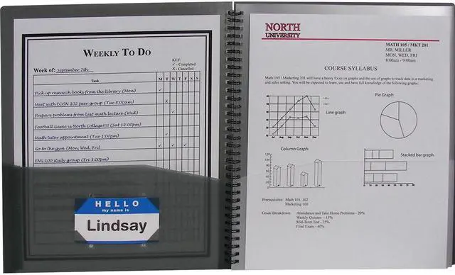 Alt view image 7 of 9 - C-Line Eight-Pocket Portfolio Polypropylene 8 1/2 x 11 Smoke 33081