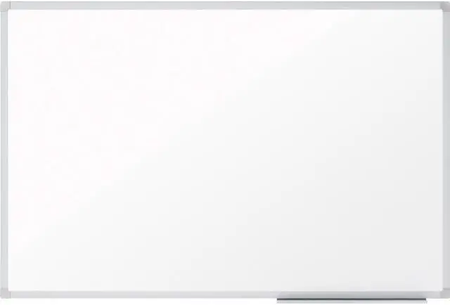 Alt view image 8 of 8 - Mead Basic Dry-Erase Board - 96.6" (8.1 ft) Width x 48.6" (4.1 ft) Height - White Melamine Surface - Silver Aluminum Frame - 1 Each