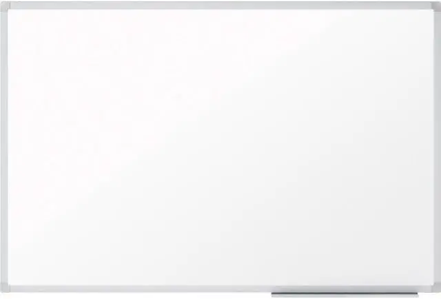 Alt view image 7 of 8 - Mead Basic Dry-Erase Board - 96.6" (8.1 ft) Width x 48.6" (4.1 ft) Height - White Melamine Surface - Silver Aluminum Frame - 1 Each