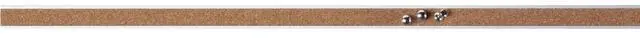 Alt view image 2 of 3 - Lorell Cork Bulletin Bar 18" Self-Sealing Strip Aluminum 49532