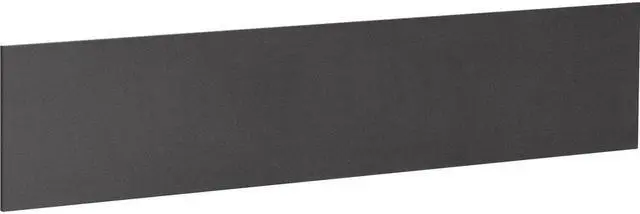 Alt view image 3 of 6 - Lorell Essentials Series Hutch Tackboards - 16.50" Height x 56.75" Width - Black Fabric Surface - Laminated - 1 / Each