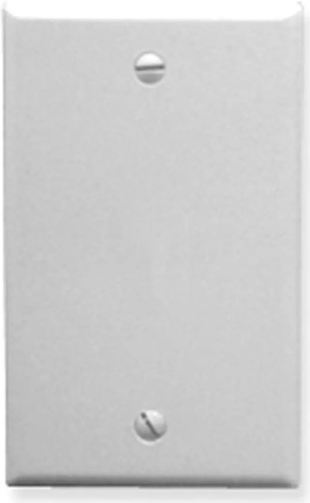 Alt view image 3 of 3 - Flush Wall Plate Blank WHITE