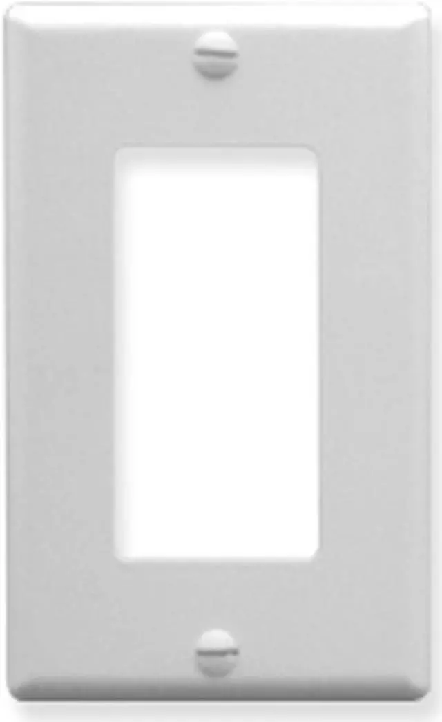 Alt view image 3 of 3 - ICC IC107DFSWH DECOREX FACEPLATE 1 GANG - WHITE