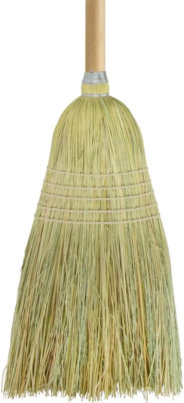 Alt view image 4 of 8 - Genuine Joe Lobby Blend Broom 11" W 56" Handle Natural 58563