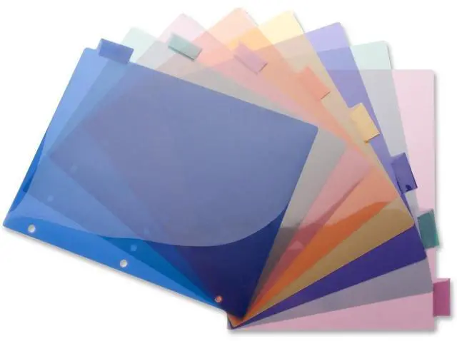 Alt view image 2 of 4 - Business Source Insert Index Dividers 8-1/2"x11" 8-Tab Multi 32371