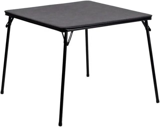 Alt view image 2 of 8 - Black Folding Card Table