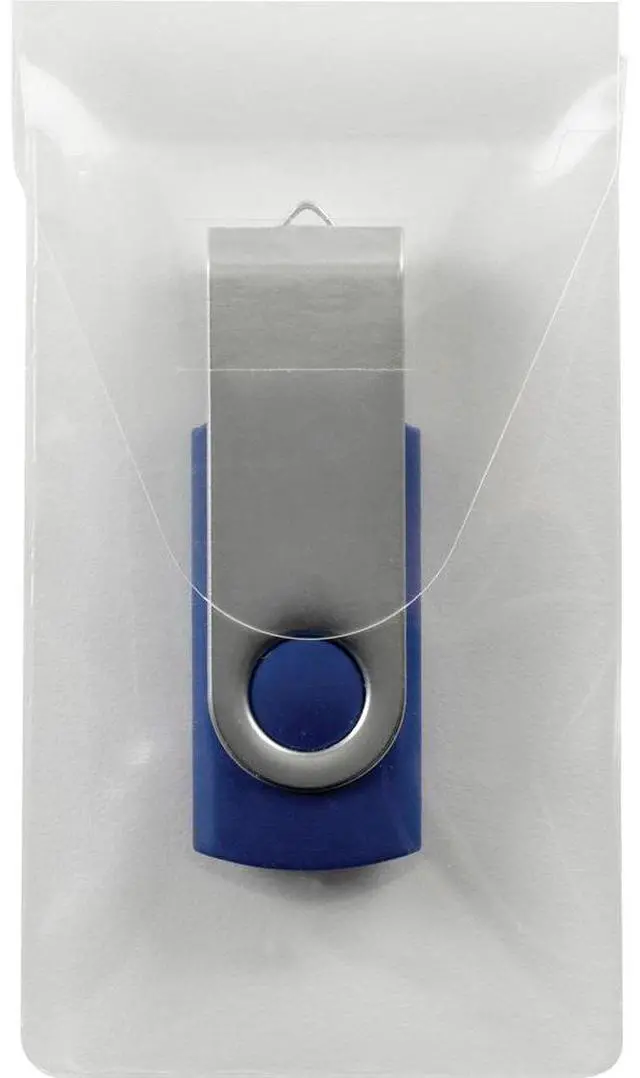 Alt view image 4 of 11 - Smead 68150 Self-Adhesive Poly USB Flash Drive Pocket