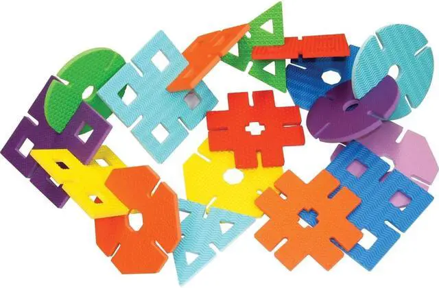 Alt view image 7 of 8 - Chenille Kraft WonderFoam Giant Design Shapes Assorted 40 Pieces 4464