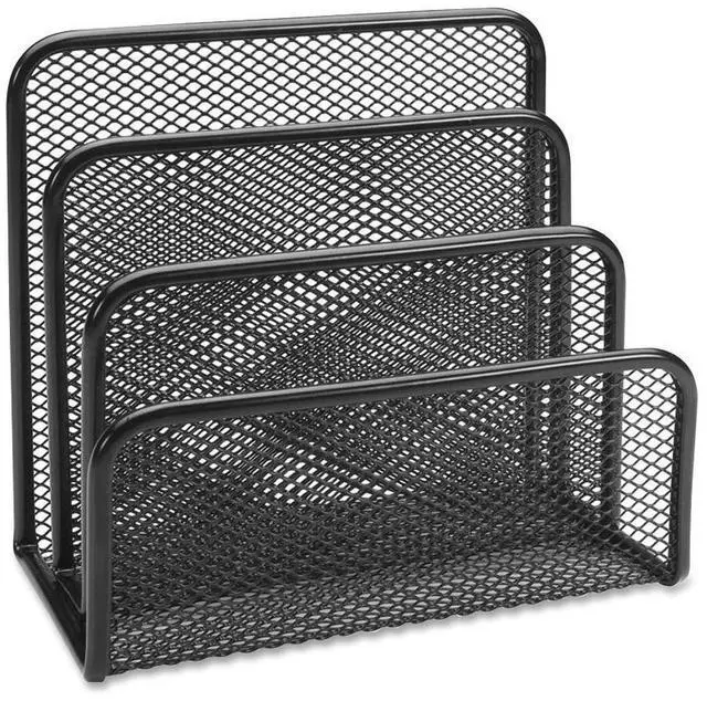 Alt view image 8 of 9 - Lorell Vertical Sorter 5-5/8"x3-1/8"x5-1/4" Black Mesh 84153