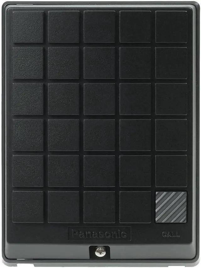 Alt view image 7 of 8 - PANASONIC KX-T30865-B DOOR INTERCOM BLACK