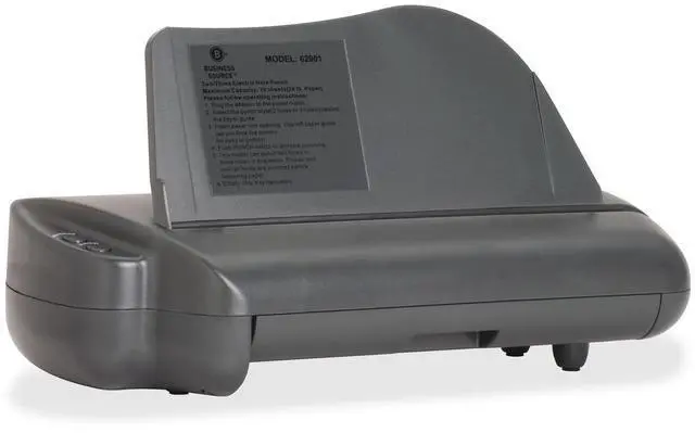 Alt view image 5 of 9 - Business Source Electric 3H Punch 1/4" 30 Sht Cap 17-3/4"x5-1/4"x8-1/4" GY 62901