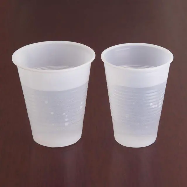 Alt view image 10 of 12 - Genuine Joe Plastic Cup 9 oz 2400/CT Translucent 10434