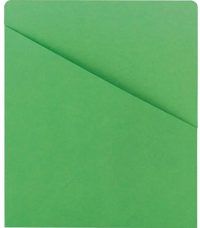 Alt view image 9 of 16 - Smead Slash Jacket 9-3/4"x11-1/2" 25/PK 11 Pt Green 75432