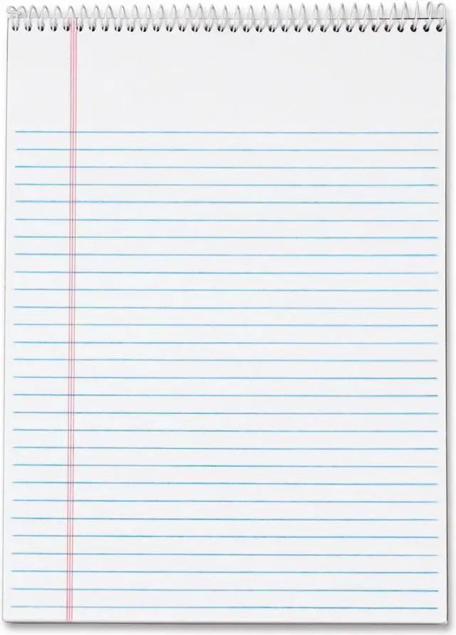 Alt view image 4 of 7 - TOPS Wirebound Legal Writing Pad
70 Sheet - 16 lb - Letter 8.50" x 11" - 3 / Pack - White Paper