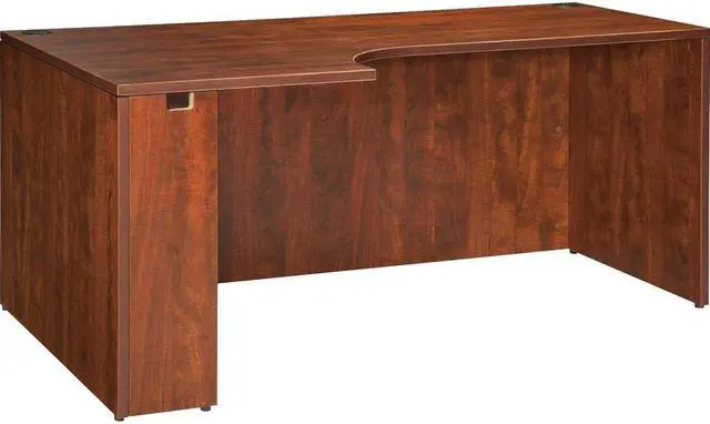 Alt view image 2 of 4 - Lorell Left Corner Credenza 72"x36"x24"x29-1/2" Cherry 69907