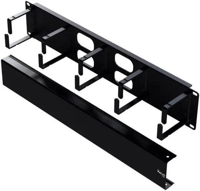 Alt view image 3 of 3 - ICC ICCMSCMPK2 PANEL CABLE MGMT METAL RING AND COVER 2U