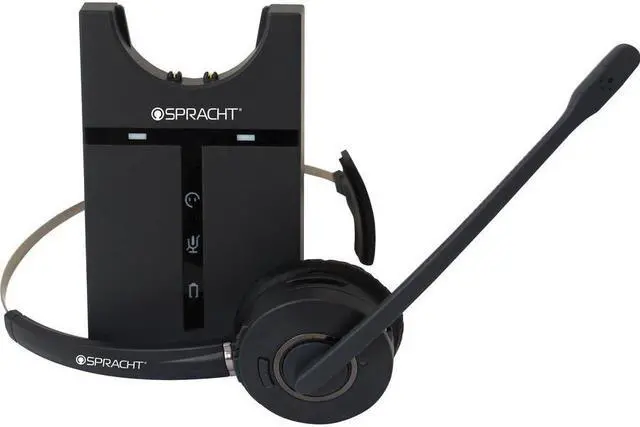 Alt view image 15 of 20 - Spracht - HS-3010 - Spracht ZUM Maestro USB Headset - Mono - Wireless - DECT 6.0 - 350 ft - 32 Ohm - 300 Hz - 3.40 kHz -