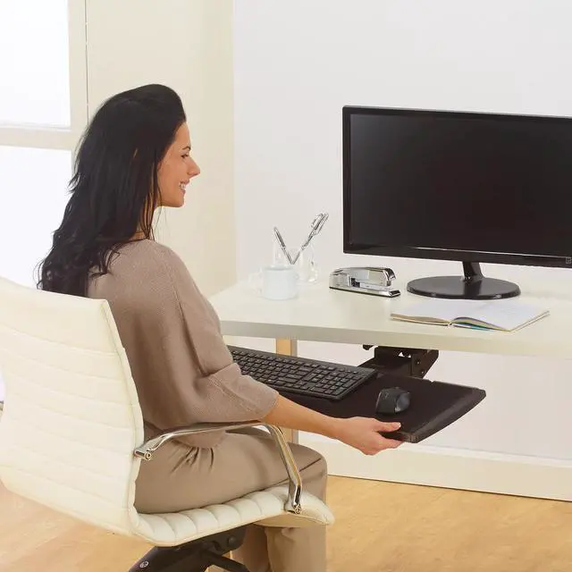 Alt view image 5 of 11 - Kensington Keyboard Platform,6in,Gray HAWA K60718USF