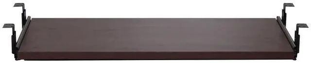 Alt view image 8 of 10 - Lorell Keyboard Tray 26" Mahogany 87523
